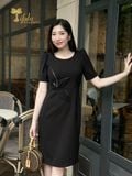  Đầm dự tiệc dáng ôm màu đen sang trọng TFL806BLK 
