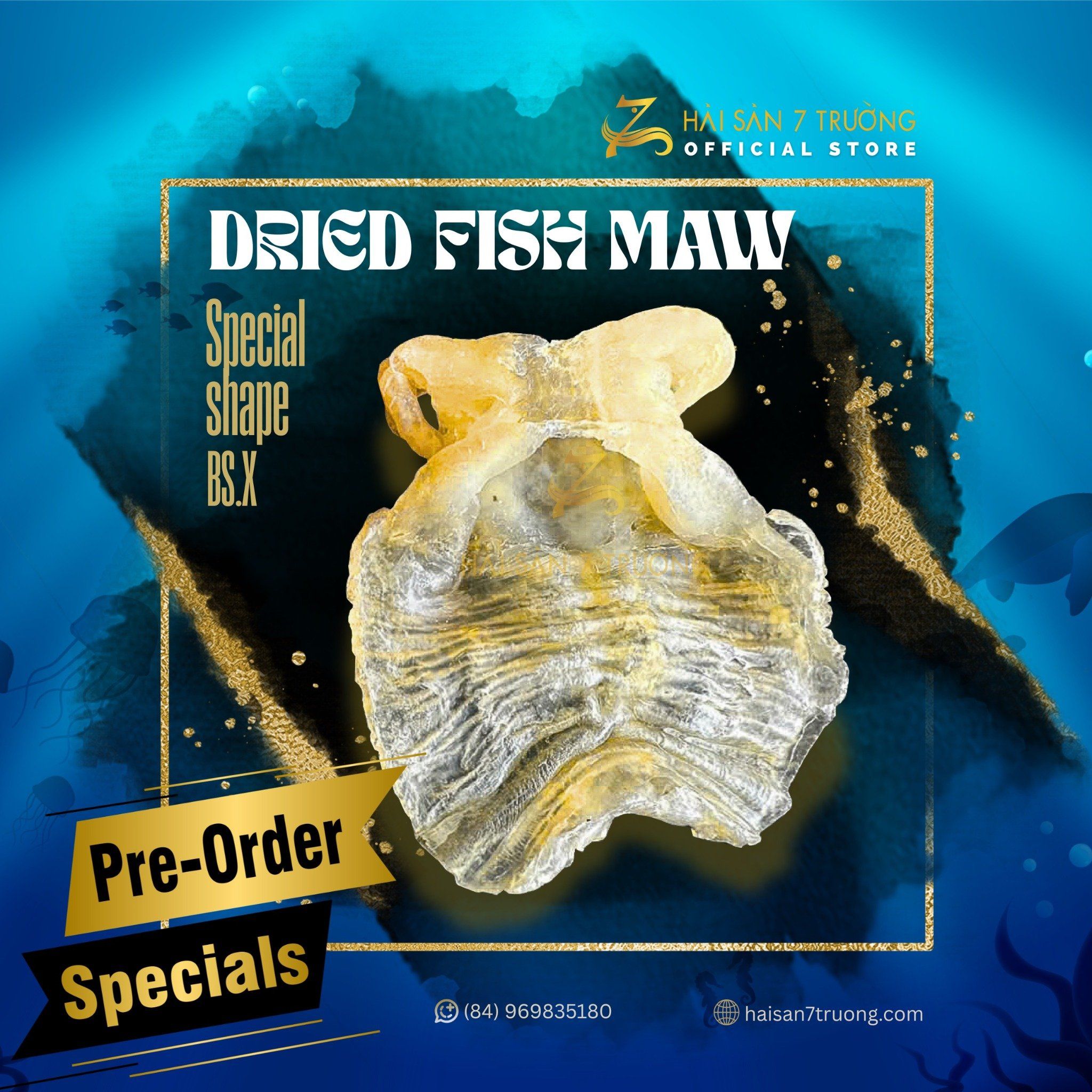  [SỈ] Bong Bóng Cá Xuất Khẩu – BS0X– Dried Fish Maw 