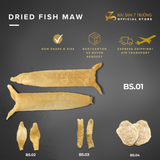  [SỈ] Bong Bóng Cá Xuất Khẩu – BS01 – Dried Fish Maw 