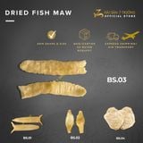  [SỈ] Bong Bóng Cá Xuất Khẩu – BS03 – Dried Fish Maw 