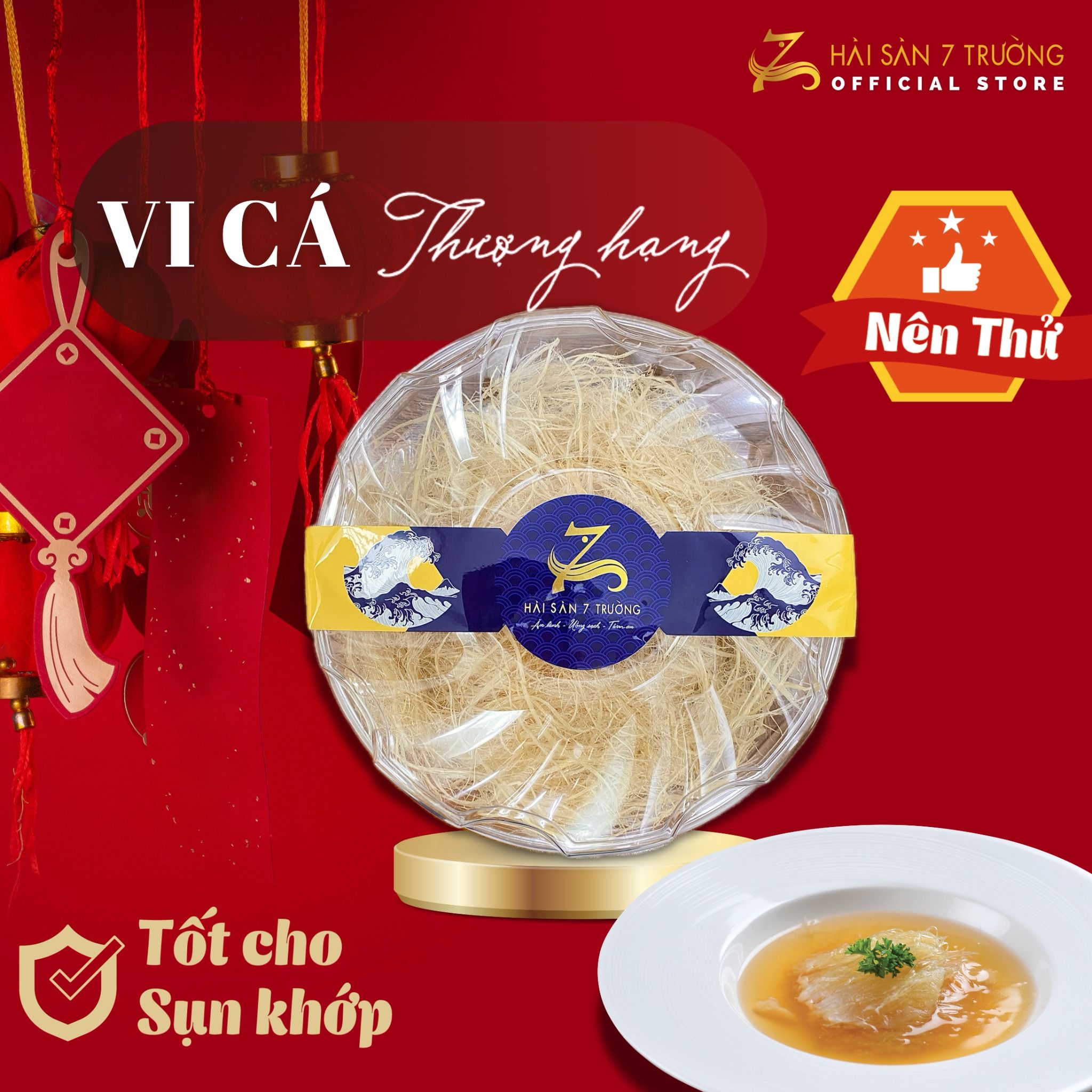  Vi Cá Thượng Hạng loại 2 - [Hộp lớn] - Shark fin soup 