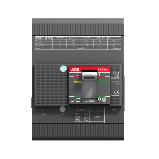  Cầu dao tự động dạng khối XT1C 50A 4P 25KA TMD 1SDA067403R1 