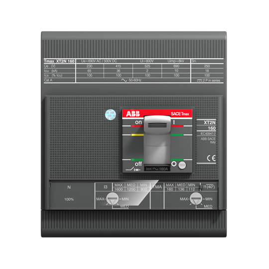  Cầu dao tự động dạng khối ABB MCCB XT2S 4P 100A 50KA 1SDA067579R1 