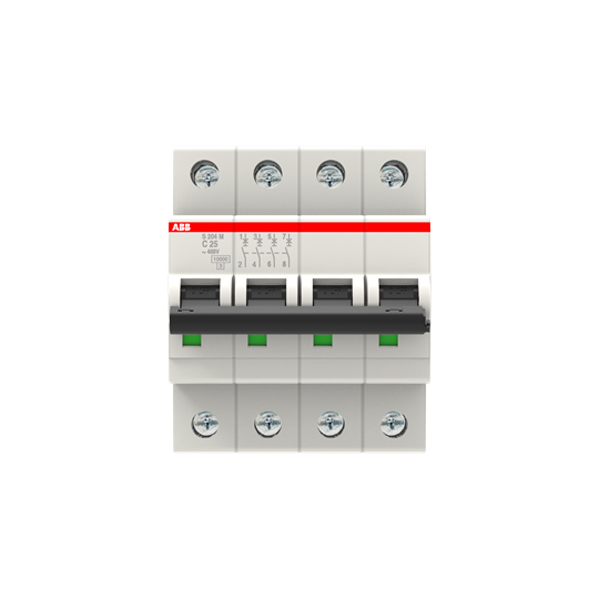  Cầu dao tự động MCB ABB 4P 25A 10KA 2CDS274001R0254 