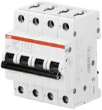  Cầu dao tự động MCB ABB 4P 6A 6KA 