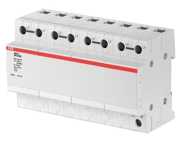BỘ CHỐNG SÉT ABB OVR T1-T2 3N 25-255 P QS