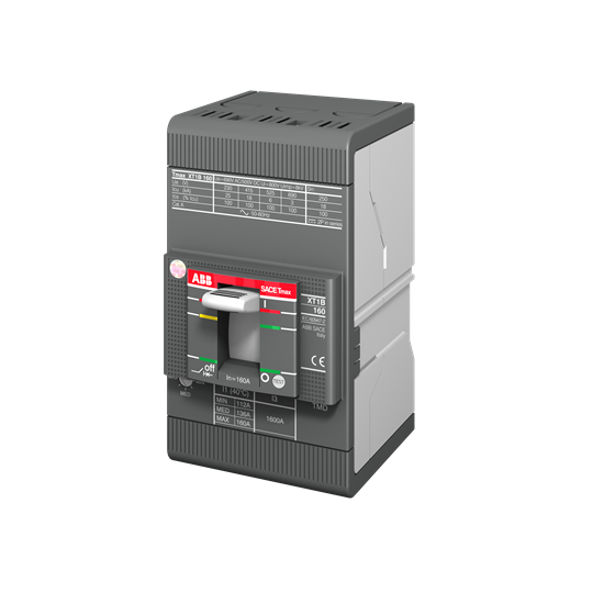 Cầo dao tự động dạng khối ABB MCCB XT2S 3P 32A 50KA
Máy cắt MCCB XT1 160A