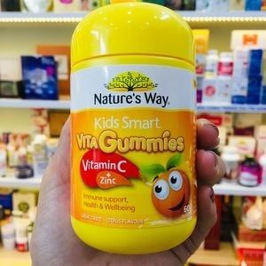 KẸO DẺO NATURE'S WAY KIDS SMART VITAMIN C + ZINC - 60 VIÊN