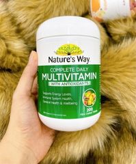 VITAMIN TỔNG HỢP & TẢO BIỂN NATURE'S WAY COMPLETE DAILY MULTIVITAMIN WITH ANTIOXIDANTS 200 VIÊN