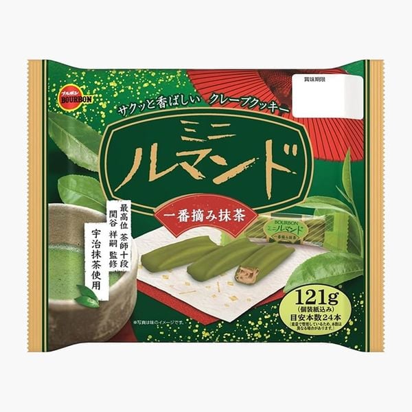 Bánh Cuộn Bourbon Vị Trà Xanh (121g)
