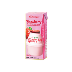 Sữa Binggrae Hàn Quốc Hương Vị Dâu (200ml x 6)