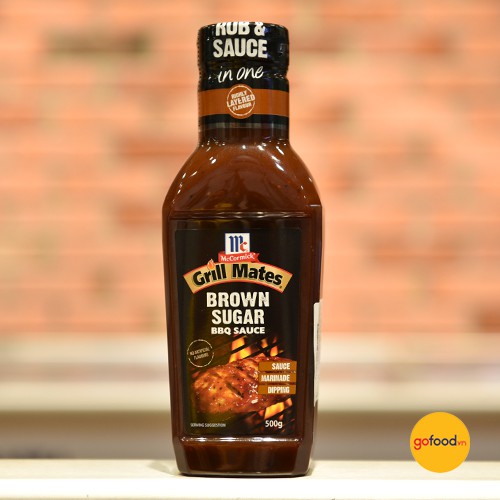 Sốt Ướp BBQ Grill Mates Vị Đường Nâu (500g)