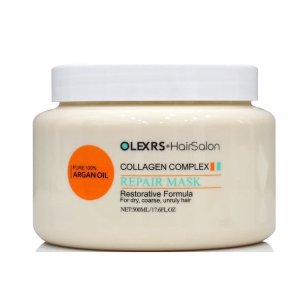 Kem Ủ Tóc Olexrs Hair Salon Argan Oil Collagen Complex Repair Mask (500ml)