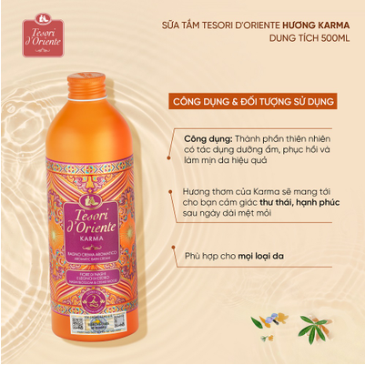Sữa Tắm Nước Hoa Tesori D'Oriente Karma 500ml