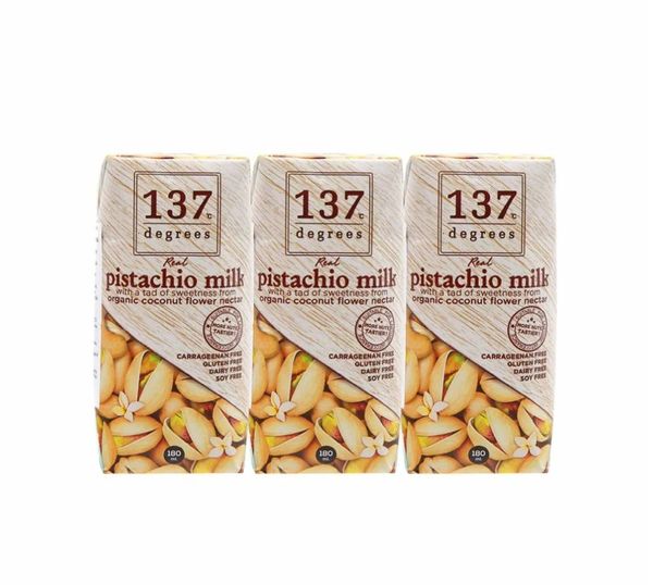 Sữa Hạt Dẻ Cười Nguyên Chất 137 Degrees (3 x 180ml)