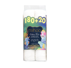 Bông Tẩy Trang Mihoo Cotton Pads (Túi 200 Miếng)