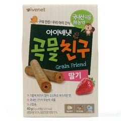 Bánh Cuộn Ivenet Grain Friend Vị Dâu (40g)