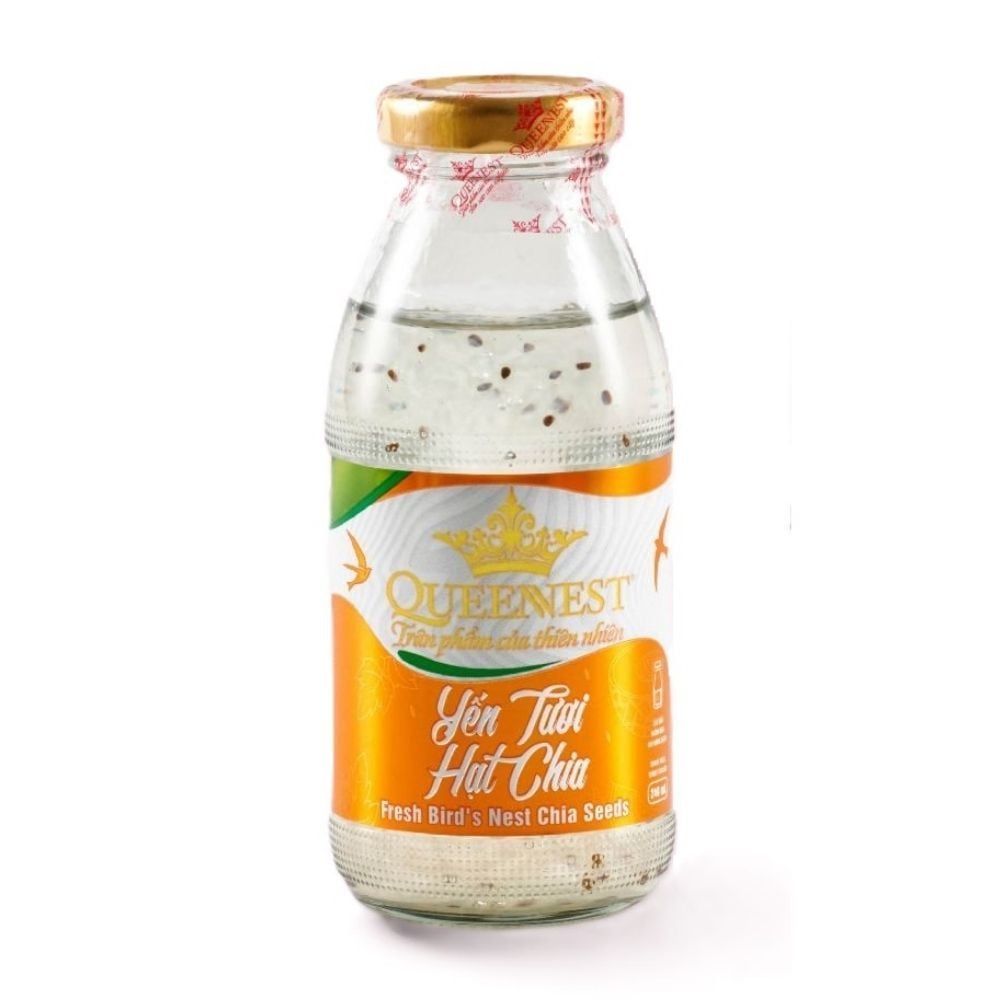 Yến Tươi Hạt Chia QUEENNEST (6x240ml)