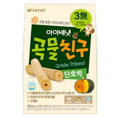 Bánh Cuộn IVENET Grain Friend Vị Bí Đỏ (40g)