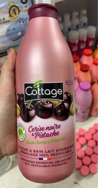 Sữa tắm COTTAGE cerise noire & pistache (750ml)
