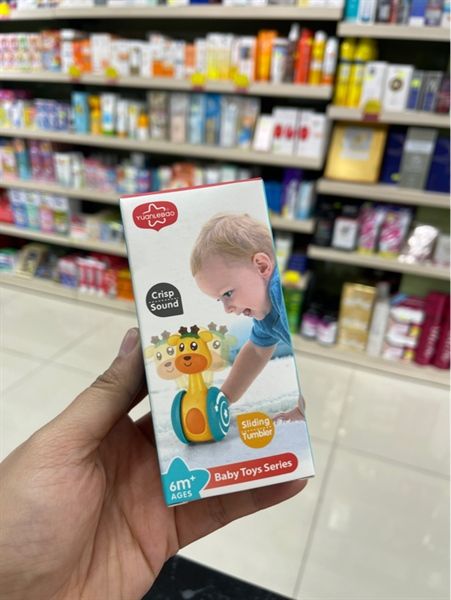 Đồ chơi lật đật hươu cao cổ cho bé 6m+ Yuanlebao