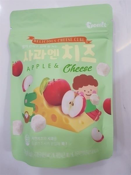 Phô mai viên sấy lạnh YOM!T vị táo (16g)