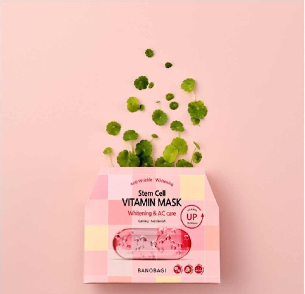 Mặt Nạ Dưỡng Trắng, Nâng Cơ Banobagi Stem Cell Vitamin Mask Whitening & Stretching Patch (30g)