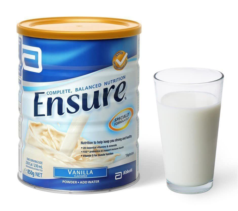 Sữa Bột Ensure Vị Vanilla Úc (850g)