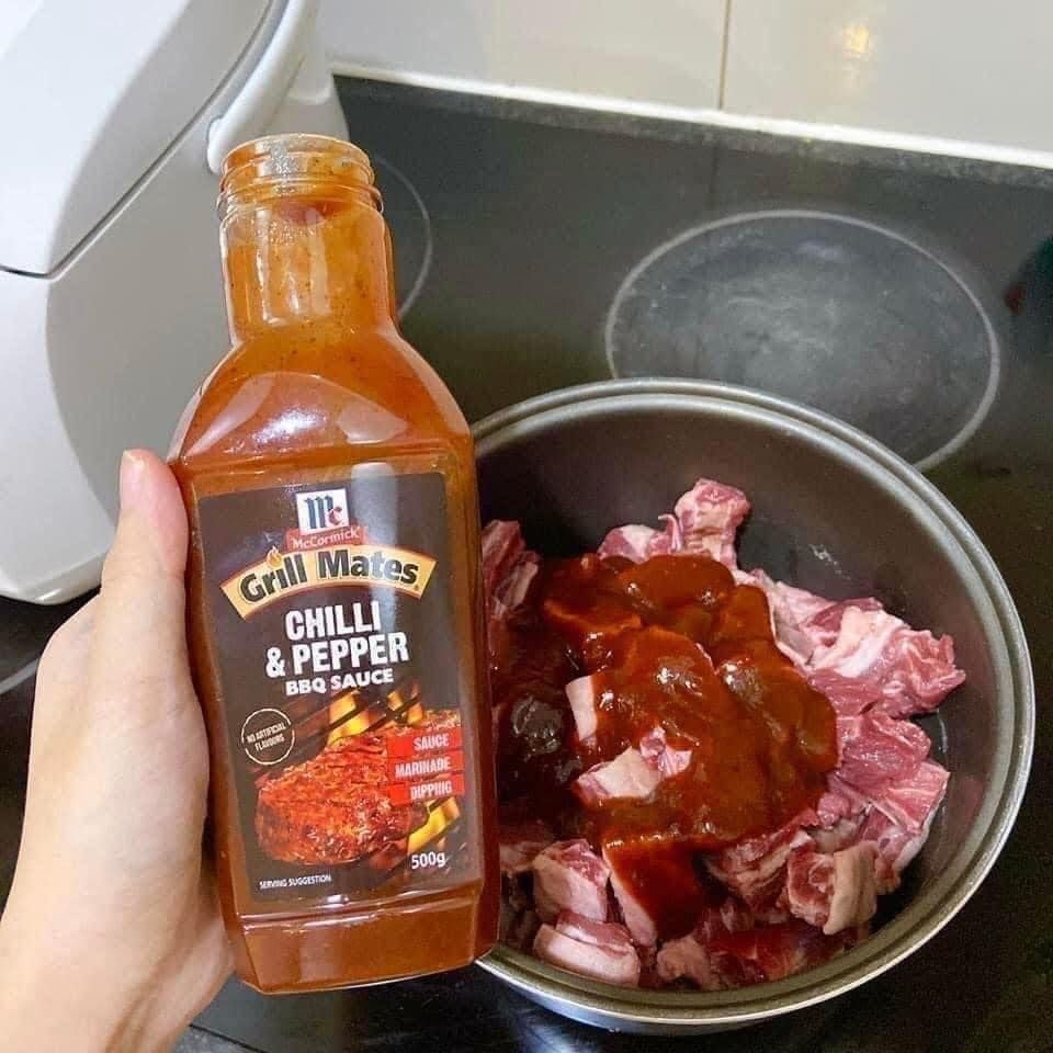 Sốt Ướp BBQ Grill Mates Vị Ớt (500g)