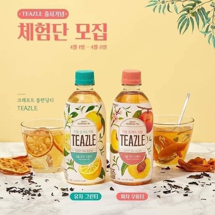 Trà TEAZLE Vị Đào (500ml)