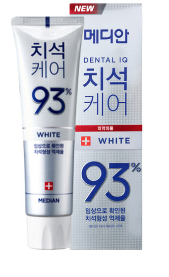 ​​​​​​​Kem Đánh Răng Median Dental IQ 93% Bạc (120g)