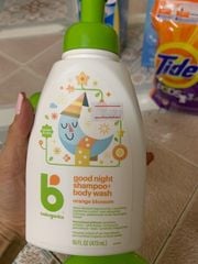 SỮA TẮM DẦU GỘI ĐẦU EM BÉ BABYGANIES ORANGE BLOSSOM 473ml