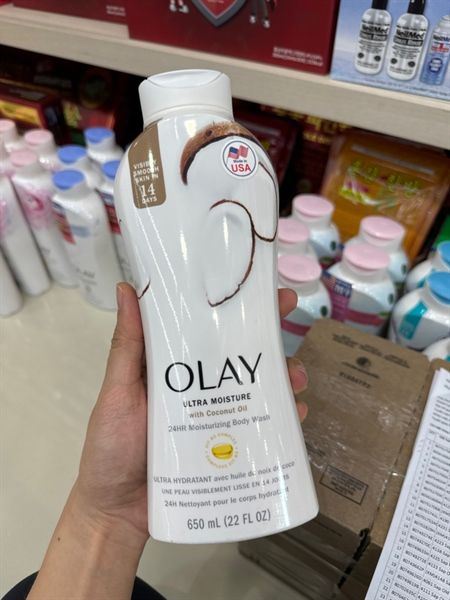 Sữa tắm Olay Ultra Moisture Coconit Oil 650ml