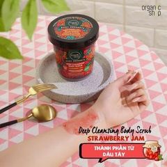 Tẩy tế bào chết body Dâu Tây Organic Shop 450ml