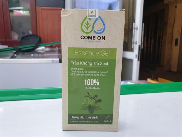 Dung dịch vệ sinh trầu không trà xanh COME ON (160ml)