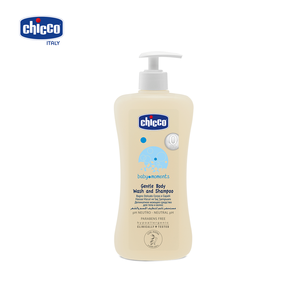Sữa Tắm Gội Chicco 0m+ 500ml Yến Mạch