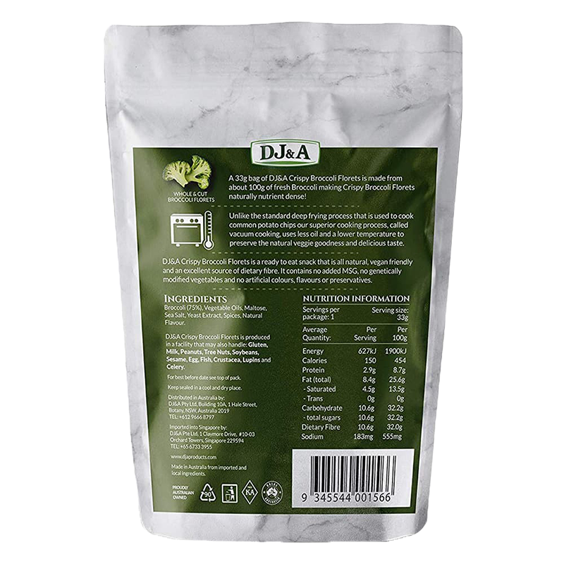 Súp Lơ Xanh Sấy Giòn DJ&A (25g)