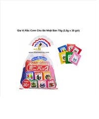 Gia Vị Rắc Cơm Cho Bé (60g)