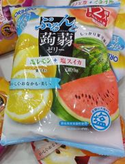 THẠCH ORIHIRO MIX VỊ CHANH MUỐI VÀ DƯA HẤU