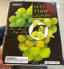 Thạch Nho Sữa Konnyaku Nhật Bản 1350gr