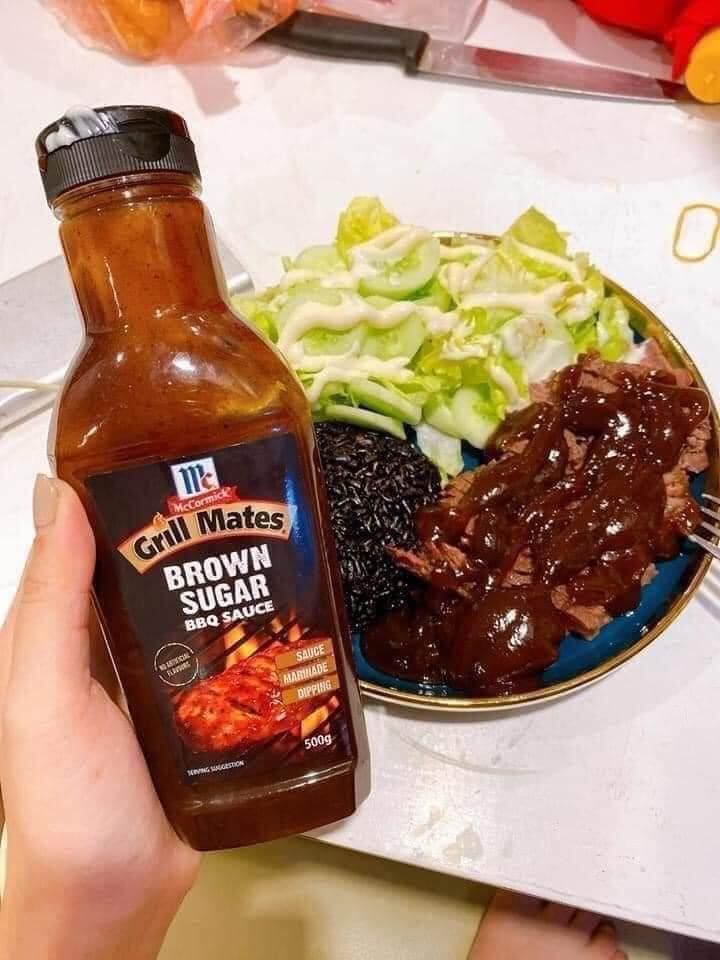 Sốt Ướp BBQ Grill Mates Vị Đường Nâu (500g)