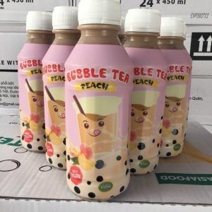 Trà Sữa BUBBLE TEA Peach (450ml)