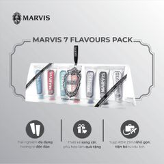 Set 7 Tuýp Kem Đánh Răng Marvis Travel With Flavour 25ml