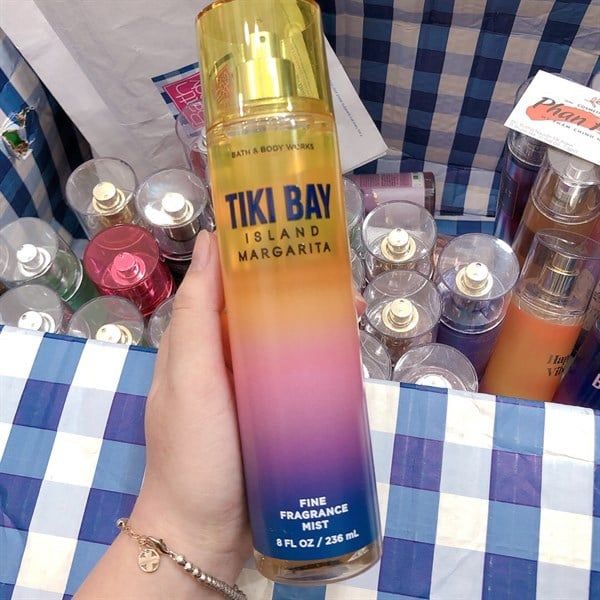 XỊT THƠM BODY MIST BATH & BOBY WORKS #TIKI BAY ISLAND MARGARITA 236ML