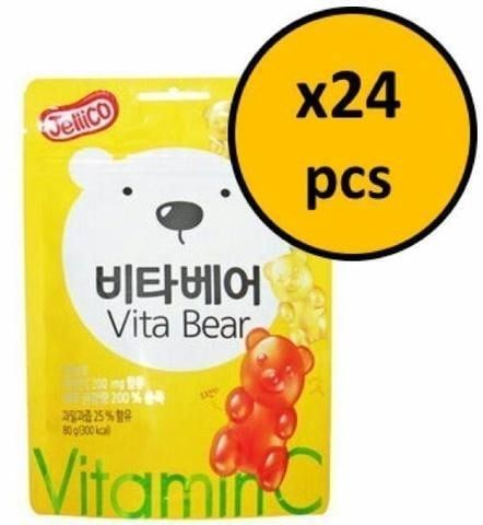 Kẹo dẻo JELLICO hình gấu (80g)