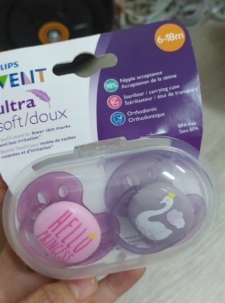 Ty Ngậm Chỉnh Nha Ultra Soft Philips AVENT (6–18 Tháng)