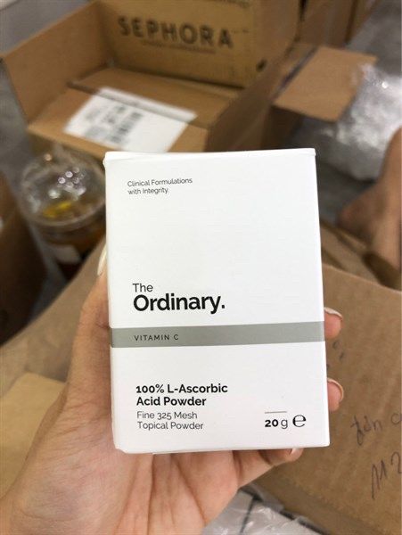 THE ORDINARY VITAMIN C 100% L-ASCORBIC ACID POWDER 20G BỘT SÁNG DA TRỊ THÂM