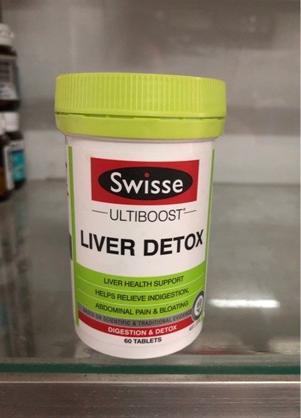 Viên Thải độc gan Liver detox swisse 60v