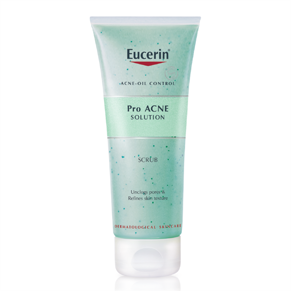 Tẩy Tế Bào Chết Da Mặt EUCERIN Pro ACNE Solution Scrub Ngăn Ngừa Mụn 100ml