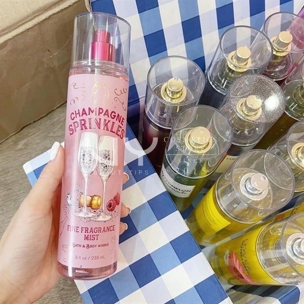XỊT THƠM BODY BATH & BODY WORKS CHAMPAGNE SPRINGKLES FINE GRAGRANCE MIST 236ML